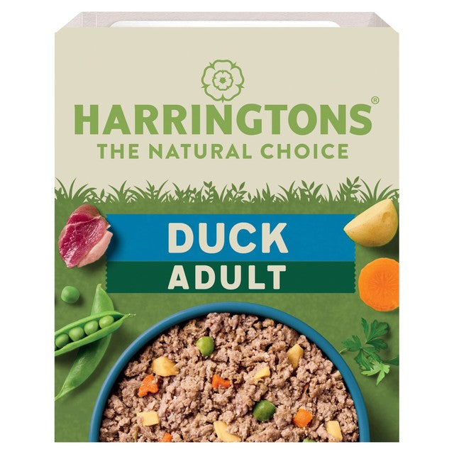 Harringtons grain free duck and potato wet dog food 400g, UK version