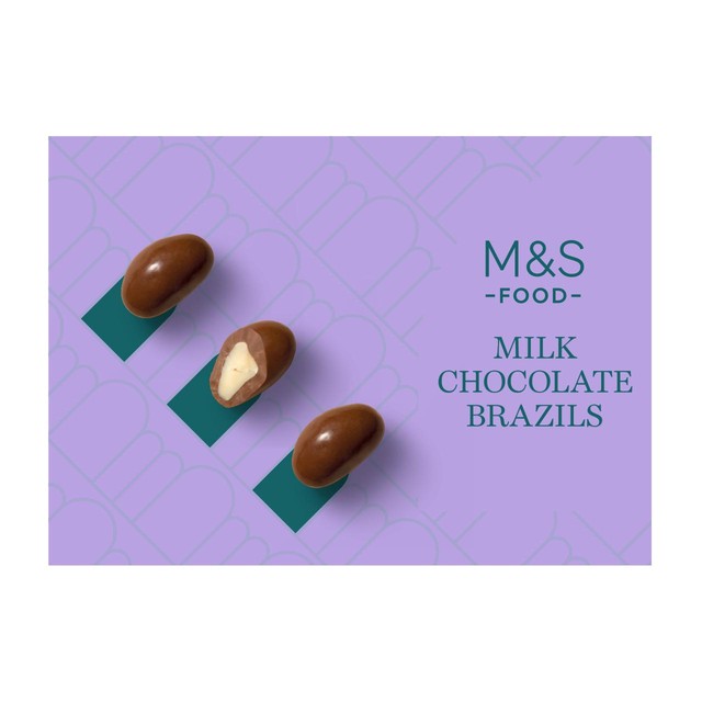 M&S milk chocolate Brazil nuts 150g, imported from the UK