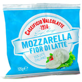 Valcolatte Fior Di Latte mozzarella cheese 125g (British brand)