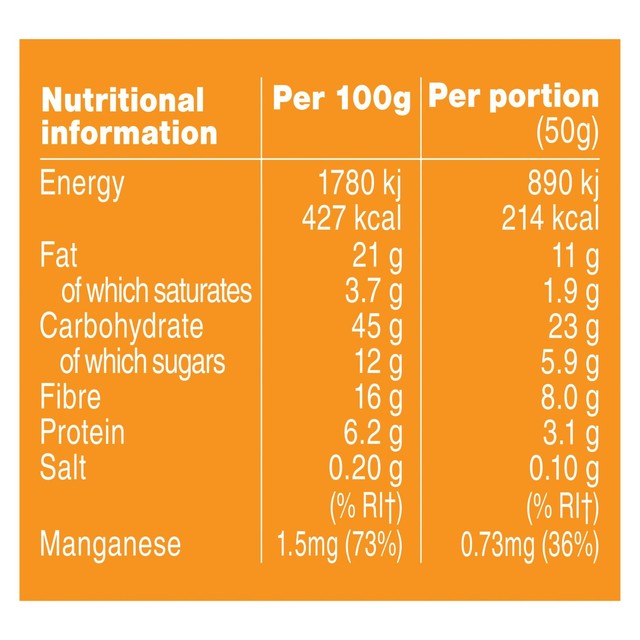 Graze Lively Lemon oat flapjack 50g, UK version