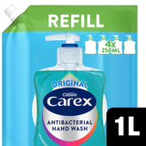 Carex Original Antibacterial Hand Wash Refill Pouch 1L - British product