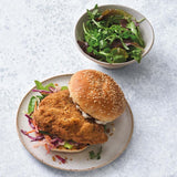 M&S Southern Fried Chicken Burgers 282g, imported from the UK