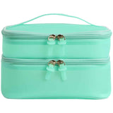 M&S Double Tier Mint Wash Bag One Size