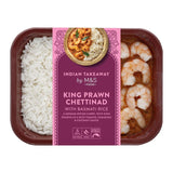 M&S King Prawn Chettinad Curry with Basmati Rice Ready Meal 400g