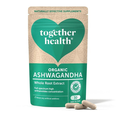 Together Health Organic Ashwagandha Whole Root Capsules 30 Count