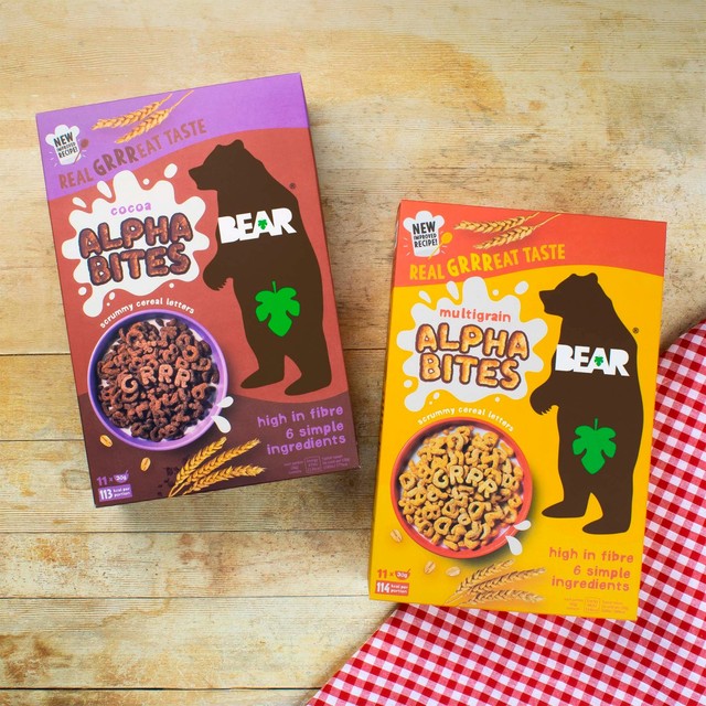 Bear Alphabites cocoa cereal 350g - British product