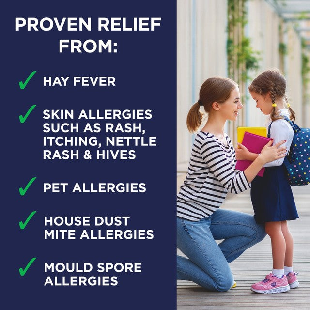 Piriteze Hayfever & Allergy Antihistamine Tablets 14 tablets, imported from the UK