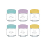 Kilner Set of 6 Kids Glass Baby Food Storage Jars 110ml