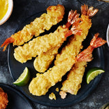 M&S tempura tiger prawns 180g, imported from the UK