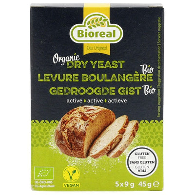 Bioreal Organic Active Dry Yeast Baking Yeast 5 x 9g