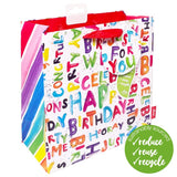 Deva Designs Happy Bright Medium Paper Gift Bag