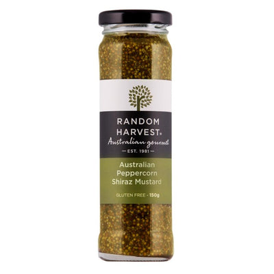 Random Harvest Peppercorn Shiraz Mustard 150g