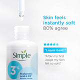 Simple Hydrate+ Hyaluronic Acid Face Serum 30ml (British brand)