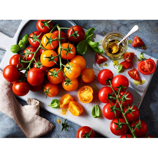 M&S Piccolini vine tomatoes 360g, imported from the UK