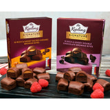 Mr Kipling chocolate caramel brownie bites 10 pack, imported from the UK