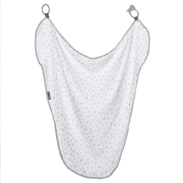Cheeky Chompers 6 in 1 Multi Muslin Silver Stars