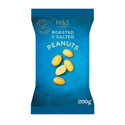 M&S Roasted & Salted Peanuts Snack 200g