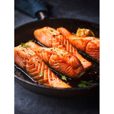 M&S Scottish salmon fillets skin on 240g, imported from the UK