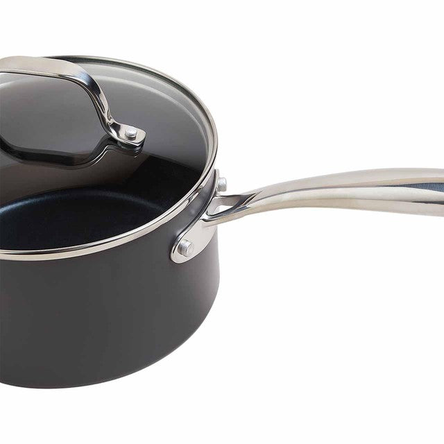 M&S Black Mix 18cm Saucepan, imported from the UK
