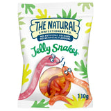 The Natural Confectionery Co. Jelly Snakes Mixed Fruit Flavour Sweets 130g