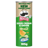 Pringles Sour Cream & Onion Crisps 185g
