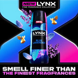 Lynx Blue Lavender deodorant body spray 150ml, UK version