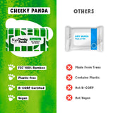 The Cheeky Panda Bamboo Dry Wipes Baby 100 Count (British brand)