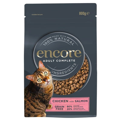 Encore Chicken with Salmon Dry Cat Food 800g