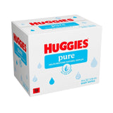 Huggies Pure Plastic Free baby wipes 12 pack, UK version