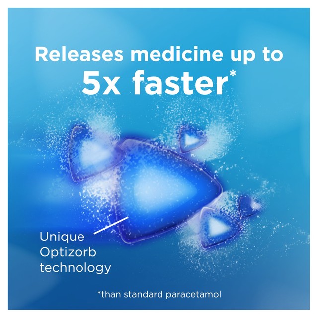 Panadol Advance paracetamol 500mg tablets 16 pack, imported from the UK