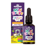 Natures Aid Mini Drops Immune Plus Blackcurrant Flavour Children's Immune Support Supplement