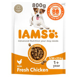 IAMS Advanced Nutrition Adult Dog Food Small/Medium Breed with Chicken Dry Dog Food 800g