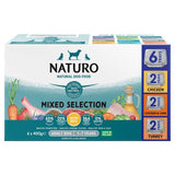 Naturo Adult Dog Variety Trays Complete Dog Food 6 x 400g