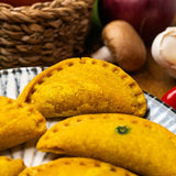 The Vegan Patty Lady gluten-free vegan Jamaican curry patties cocktail size (British brand)