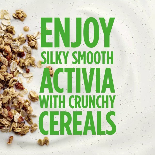 Activia vanilla and granola yogurt breakfast pot 165g - British product
