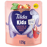 Tilda Kids Cheese & Tomato Rice Microwavable Rice Pouch 125g