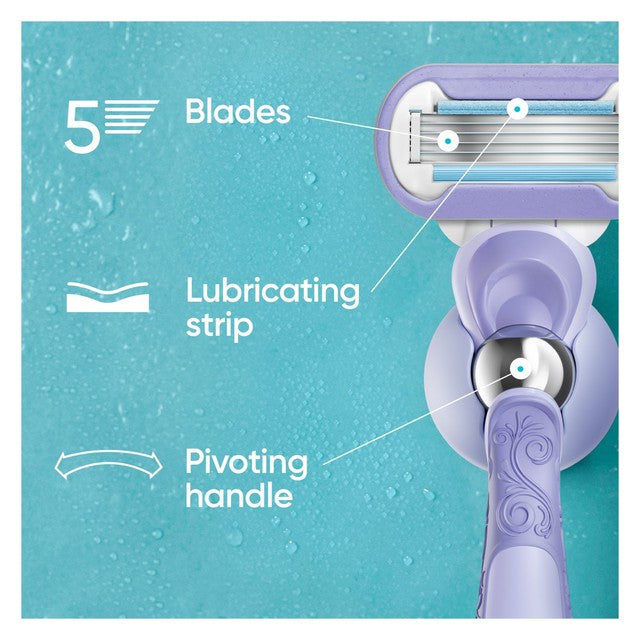 Gillette Venus Deluxe Smooth Swirl Contour Razor, UK version