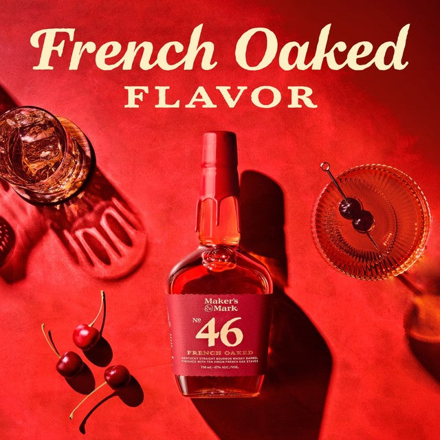 Makers Mark 46 Bourbon Whisky 70cl, imported from the UK