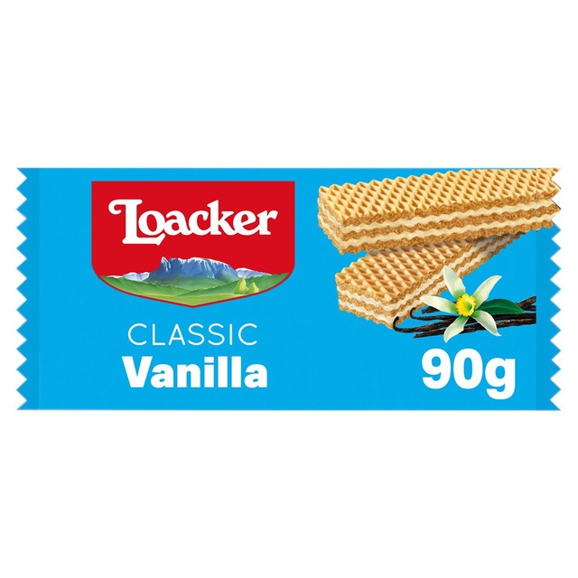 Loacker Classic Vanilla Wafer Biscuits 90g, UK version
