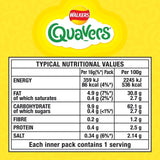 Walkers Quavers Cheese Snack 6 x 16g (British brand)