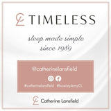 Catherine Lansfield scallop border double duvet cover set - British product