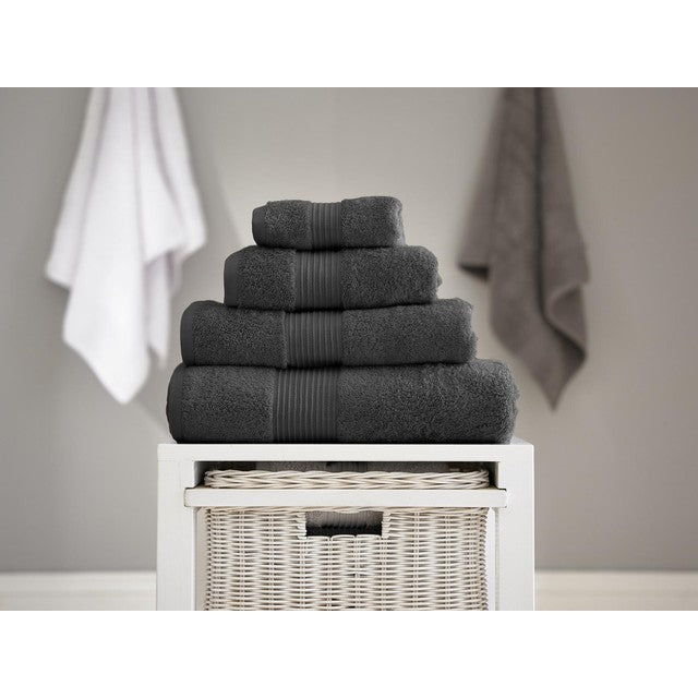 Deyongs Bliss Pima Cotton Bath Sheet Carbon 90cm x 150cm - British product