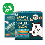 Lily's Kitchen shredded fillets cat food variety pack 8x70g, UK version