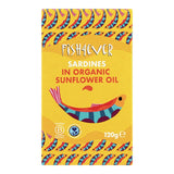Fish 4 Ever Whole Sardines in Organic Sunflower Oil Canned Sardines 120g