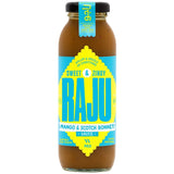 Raju Mango & Scotch Bonnet Sauce 280g, imported from the UK