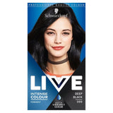 Schwarzkopf Live Deep Black 99 permanent hair dye (British brand)