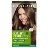 Clairol Natural Instincts 6 Light Brown Semi-Permanent Hair Dye