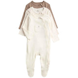 M&S baby sleepsuit in oatmeal for 3-6 months, imported from the UK