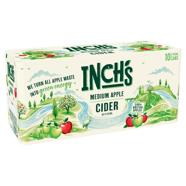 Inch's apple cider 10 x 440ml cans, UK version