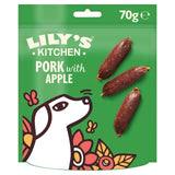 Lily's Kitchen Cracking Pork and Apple Sausages dog treats 70g, UK version